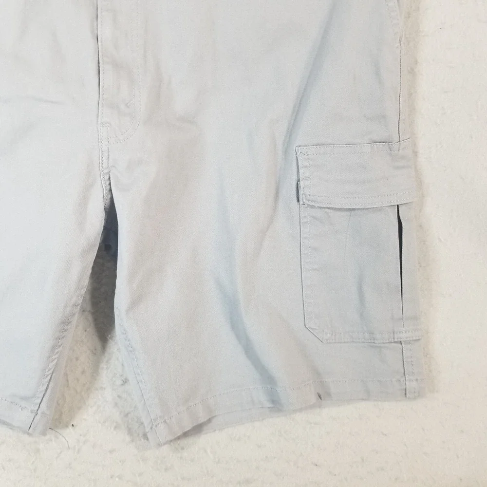 Levi signature cargo hiking shorts men's 40 x 9.5 Gray Flex stretch outdoor